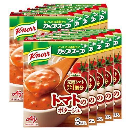 味の素 クノール カップスープ 完熟トマトまるごと1個分使ったポタージュ (18.2g×3袋)×10箱入