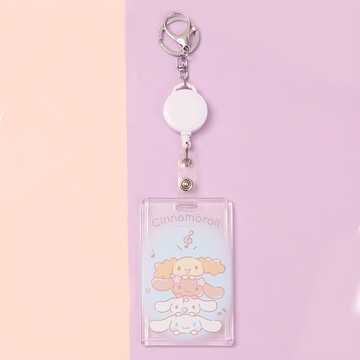 Cinnamoroll 大耳狗喜拿 感壓克力票卡 BF199-3  10.5 x 6.5cm  疊疊樂布丁狗 透明