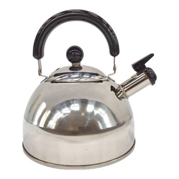 YOSHIKAWA 吉川 不銹鋼笛音茶壺 – 黑色 適用於瓦斯爐 & 電磁爐 & 黑金爐  2.5L  1個