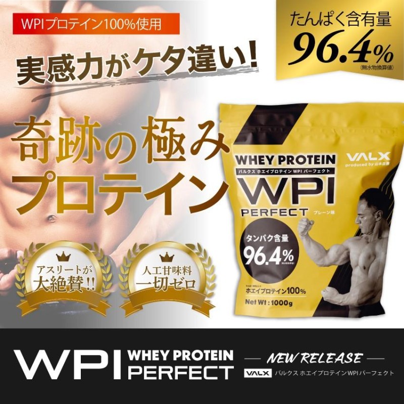 VALX (バルクス) ホエイプロテイン WPI パーフェクト 山本義徳 監修