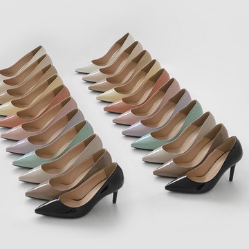 [SAPPUN] Seina 亮面尖頭細高跟鞋 (9cm)