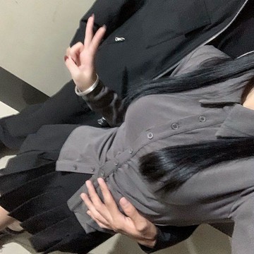 無負評好評單品🙌純欲收腰顯瘦褶皺襯衫女裝性感長袖jk襯衣設計感小衆襯衣女上衣潮67E2