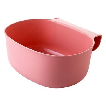 珍珠金屬 矽膠分菜杯 小型  粉色  1個