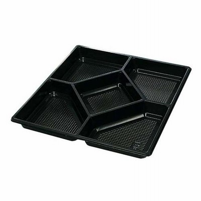 プラ容器 飛鳥用中仕切 黒 9寸用 20枚入 8176500 (61-6842-30)