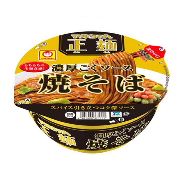 ★まとめ買い★　マルチャン 正麺カップ濃厚こくソース焼きそば 132G　×12個