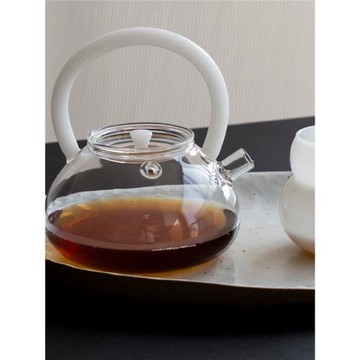 丈山尺樹 ins風電陶爐蠟燭爐用可加熱耐熱玻璃茶壺套裝 養生食器