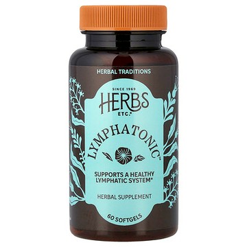 Herbs Etc., Lymphatonic，60 粒軟膠囊