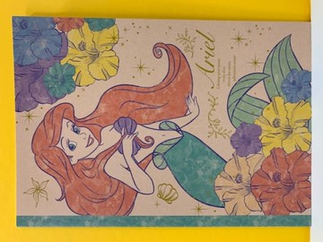 【震撼精品百貨】公主 系列Princess~筆記本-美人魚愛麗兒扶桑花51249