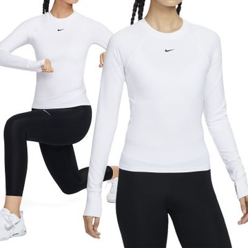 Nike As W Nk Pro Df Ls Baselayer 女款 白色 速乾 緊身 長袖 FV7846-100