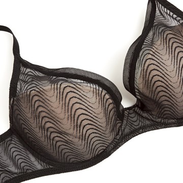 【Passionata】Romane_深V T-Shirt Bra內衣_B-D罩杯(46L90_011黑色)