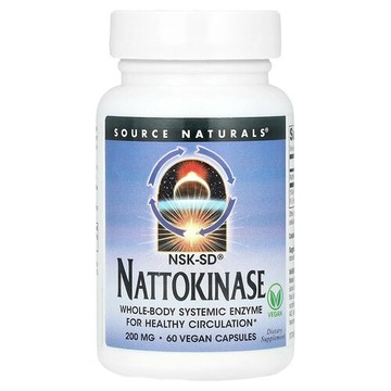 Source Naturals, NSK-SD®，激酶，200 毫克，60 粒全素膠囊