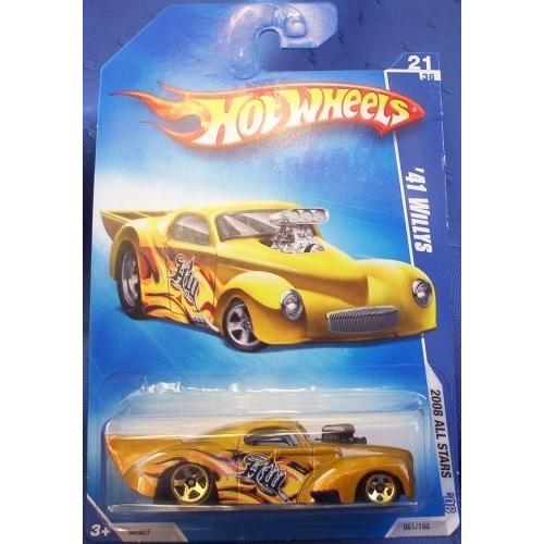 ホットウィール マテル ミニカー Hot Wheels '41 Willys Gold, Flamz