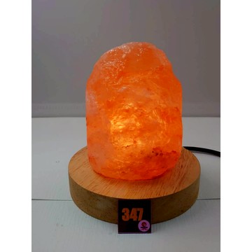 ¤ 臻藏館 ¤ [ NO.347 ] 形態優美帶『晶化 』鹽燈 頂級玫瑰岩鹽USB自然型鹽燈 喜馬拉雅山玫瑰岩鹽