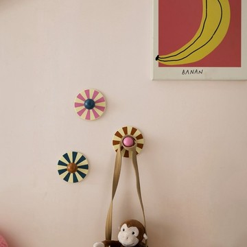 入厝禮物【Kid's Concept】馬戲團造型掛勾 3 入組 ｜木製家飾 快速出貨