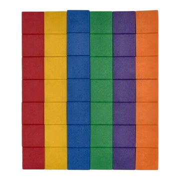 GGUMBI 磁吸方塊像素積木 Set 42顆 寓教於樂  1盒