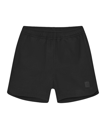 素面黑色快乾短褲128cm