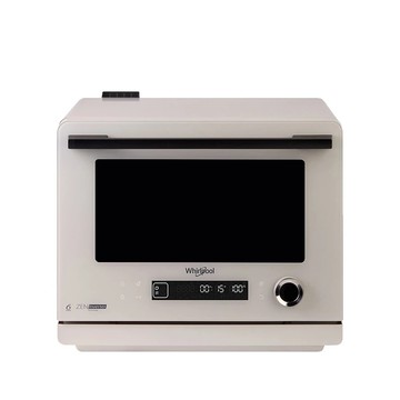【Whirlpool 惠而浦】Coloris系列 26L 8合一全能變頻氣炸蒸烤微波爐 雲霧白 (MWP269TMT)