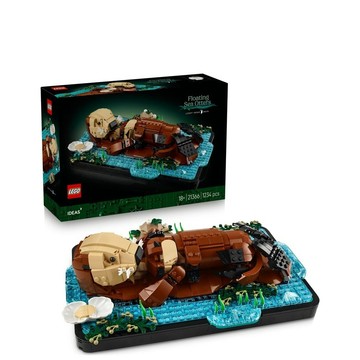 LEGO Ideas 21366 漂浮海獺(動物玩具 居家擺設 玩具 積木)