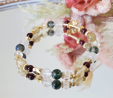 聖誕祝福-聖誕節款式/交換禮物水晶手鍊