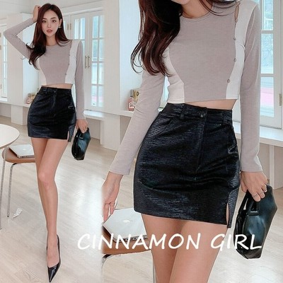 秋 新作 全1色 パイソンマイクロミニスカート ブラック S M Bempi 1007bsk Lam 通販 Lineポイント最大0 5 Get Lineショッピング