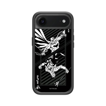 iPhone Air Mod NX -邊框背蓋組合 (相機按鈕) 黑 - Batman 蝙蝠俠 - 小丑與蝙蝠俠撲克牌