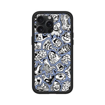 iPhone 15 Pro Max Mod NX 黑 - Ted Leonid Melendres - Puzzle Heads Blue 2 藍謎2