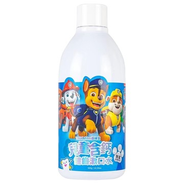 Lab52 齒妍堂 兒童含鈣健齒漱口水 汪汪隊聯名款 泡泡糖口味 獨家3重鈣配方  300g  1瓶