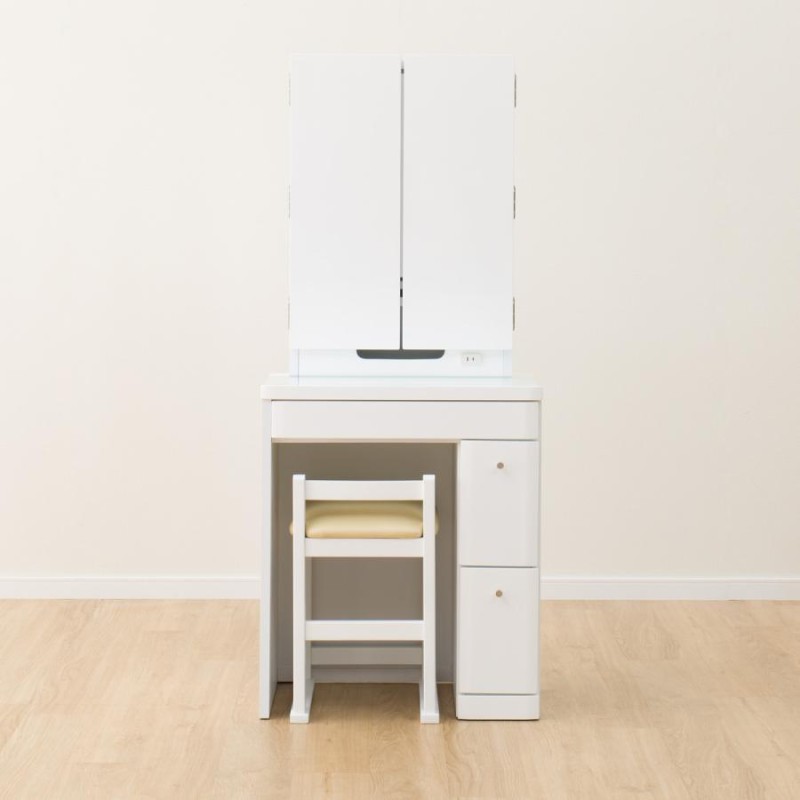 ニトリ レスティⅡ 3面鏡 三面鏡 ドレッサー ホワイト nitori-net_5511030