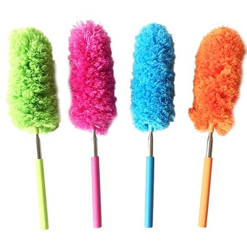 五節除塵撢子 可彎曲灰塵清掃刷子 可伸縮空調刷除塵棒清潔刷子雞毛撢子不掉毛 高處清潔用具