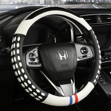 免運 方向盤套 汽車用品 免運 方向盤套 汽車用品 新款高檔四季通用防滑耐磨透氣吸汗皮革汽車方向盤把套橢圓形特惠/開立發票M0921