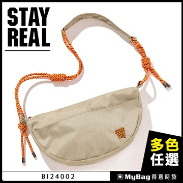 STAYREAL 側背包 Color Your Life 半月包 防潑水 大容量 多色 休閒包 BI24002 得意時袋