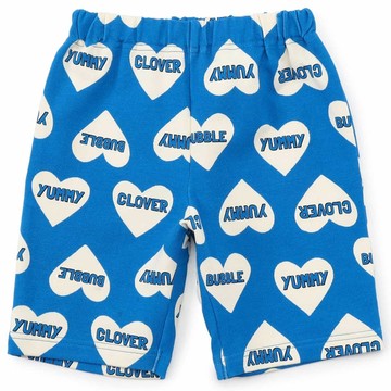 日本 BREEZE - DAISUKI 印花短褲-愛心-寶藍