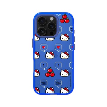 iPhone 16 Pro Clear 激光藍 - 三麗鷗-Hello Kitty - Retro Hello Kitty