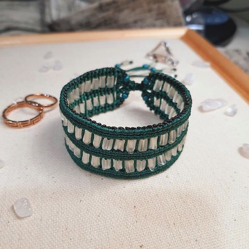 B018-手工編織寬手環