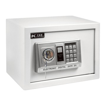 KEEPER SAFE BOX 守護者保險箱 25EAK 密碼+鑰匙 雙鑰匙款  白色