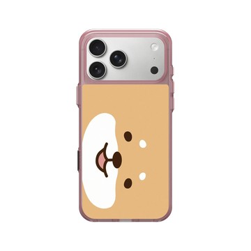iPhone 17 Pro Max Clear (相機按鈕) 晶醺玫 - 柴語錄 Shiba Says - 廢柴大臉(橫)