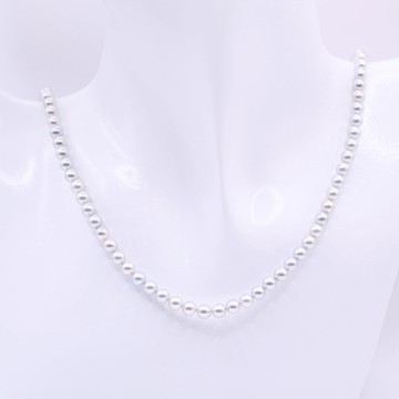 EM【eileen me】4.5-5mm 真多麻色正圆baby珠 灰藍色調