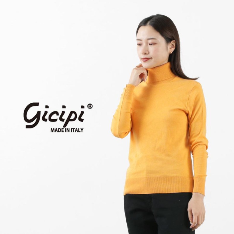 GICIPI（ジチピ） アナナス タートルネック ジャストフィット ニットソー レディース トップス ハイネック | LINEブランドカタログ