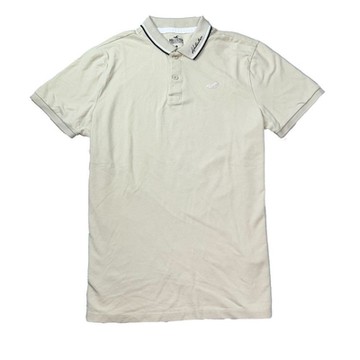 Hollister HCO 短袖 polo 米色 2089