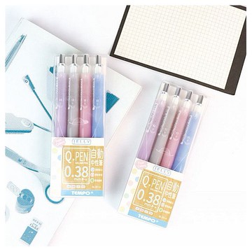 Tempo 節奏~0.38果凍中性筆四色包(GL-251-4)1組入