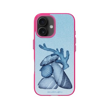 iPhone 16 Clear 粉漾桃 - Sarah Mafféïs - 海洋寶藏