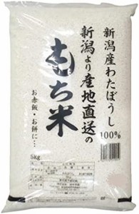 新潟県産 もち米 わたぼうし 5kg 令和3年産 令和4年産