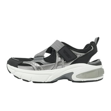 Skechers 休閒鞋 Shadow 女鞋 黑 灰 瑪莉珍鞋 緩衝 支撐 魔鬼氈 177387BLK