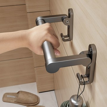 安全扶手  免打孔扶手折疊浴室衛生間老人安全馬桶扶手欄桿孕婦廁所防滑把手