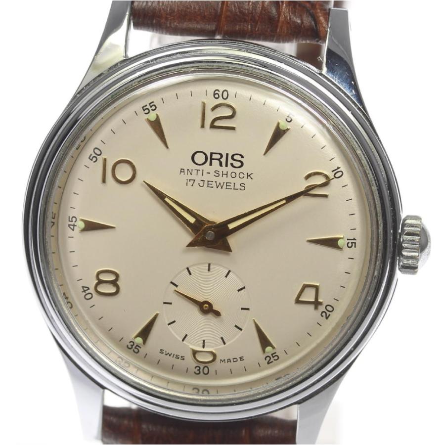 ORIS】オリス Anti-shock 17 Jewels スモセコ 7312 手巻き ボーイズ 