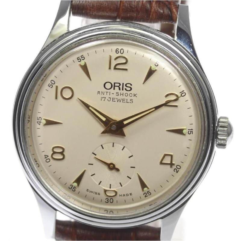 2022年製 新品 ORIS オリス 手巻き ANTI-SHOCK(アンチショック) 7312A ...