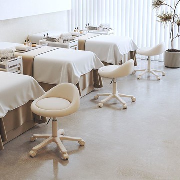 美容椅女生臥室化妝凳高級感升降美甲椅子家用辦公梳妝臺凳子