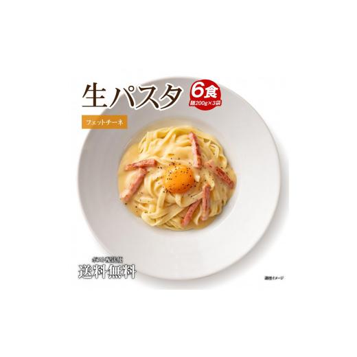 ふるさと納税 香川県 坂出市 生パスタ 麺のみ 6食（200g×3袋）フェットチーネ ｜パスタ麺 生麺 もっちり