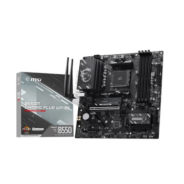 MSI B550M GAMING PLUS WIFI6E 主機板+AMD R7 5800XT MPK 裸裝含風扇/8核/16緒