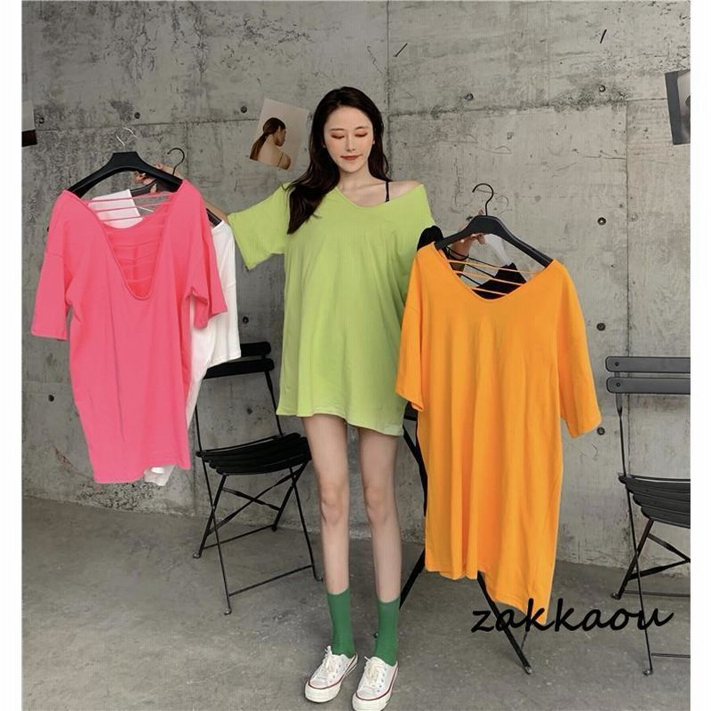 ティーシャツワンピ ビックティーシャツ Tシャツワンピース ロングティーシャツ レディース ロングt 夏新作 Tシャツ 大きいサイズ トレンド ロンT ショート ティーシャツワンピ ビックティーシャツ Tシャツワンピース